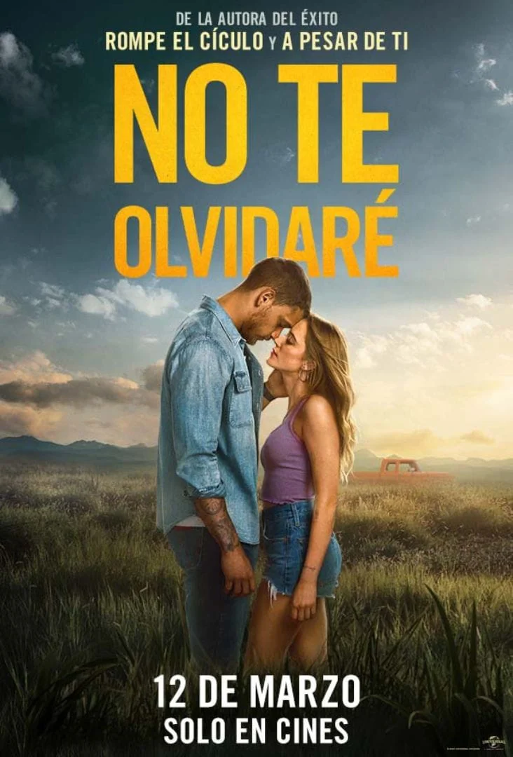 No te olvidaré Póster Estreno