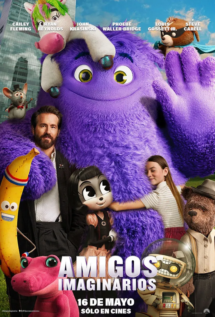 Amigos Imaginarios Póster Estreno Chile