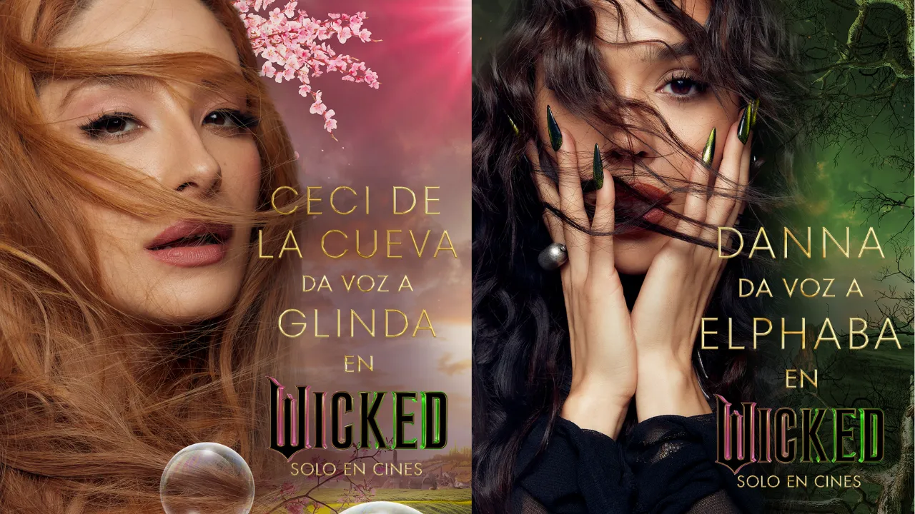 Danna y Cecilia de la Cueva Wicked película