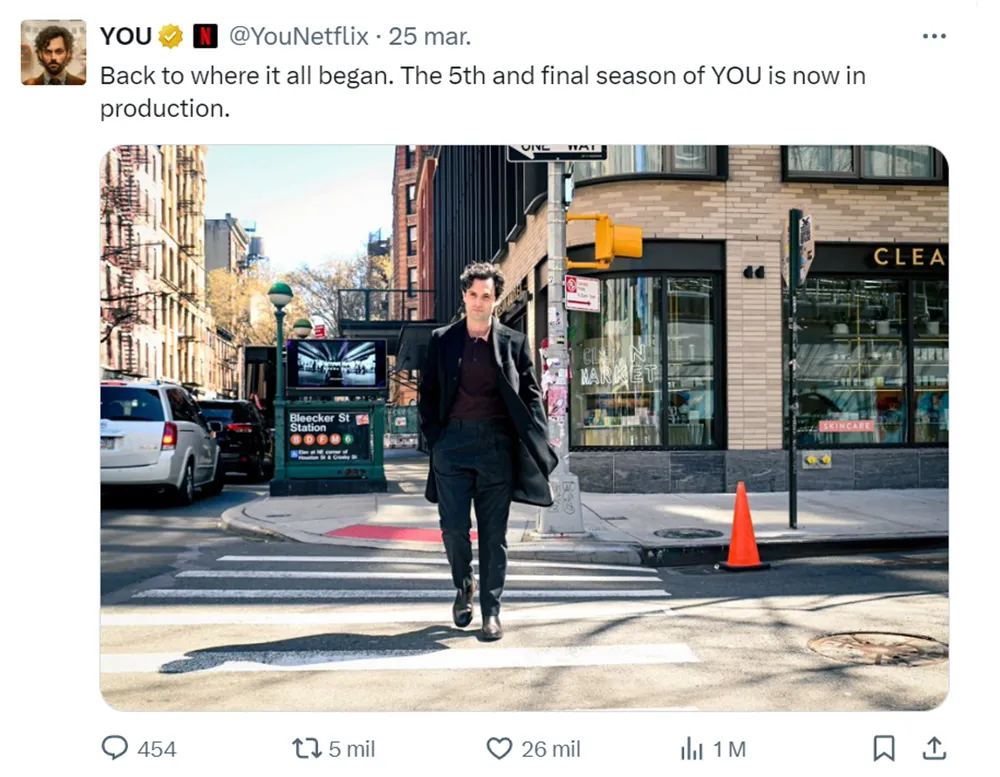 Serie You quinta temporada Netflix