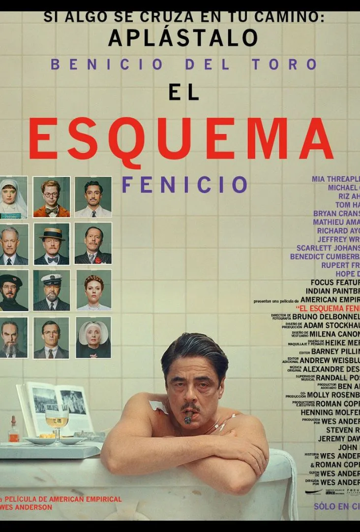 El Esquema Fenicio Póster Estreno