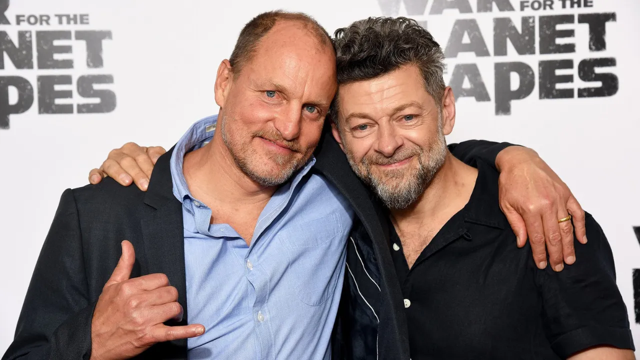 Andy Serkis y Woody Harrelson El planeta de los simios: la guerra