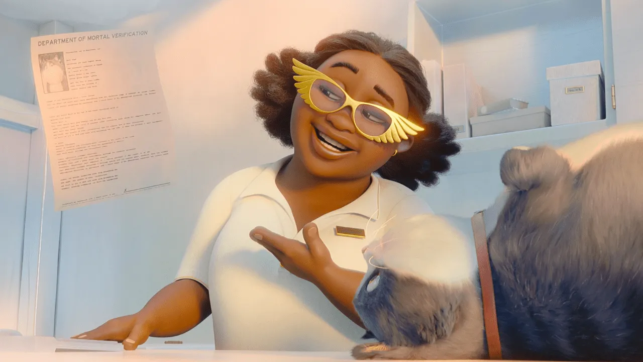 La entrada al cielo en Un gato con suerte