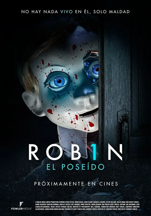 Afiche oficial de Robin, el poseído Afiche oficial de Robin, el poseído