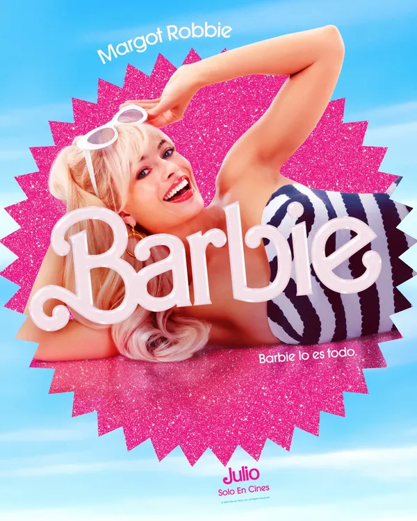 Margot Robbie como Barbie